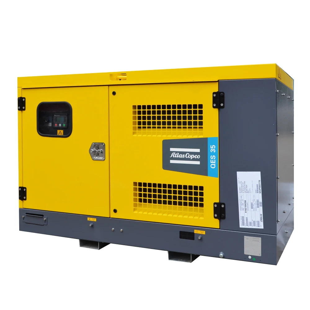 Atlas QES Silent Soundproof  Generator Sets 25KVA To 640KVA 500KW Power Plant 50/60Hz Frequency QES35