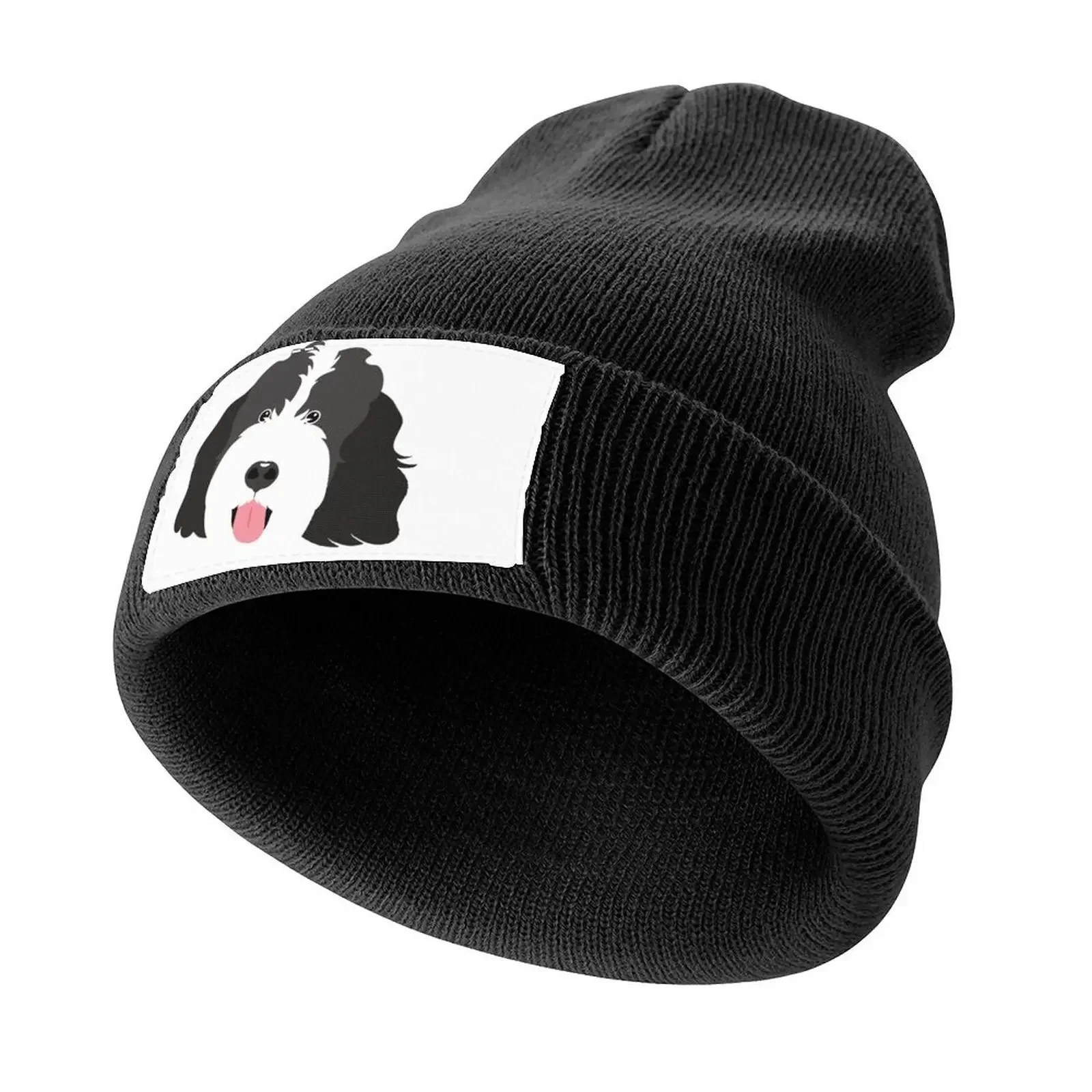 LOVE Black White Goldendoodle Dog Knitted Cap Snap Back Hat Hat Man For The Sun Trucker Hat Women's Beach Visor Men's