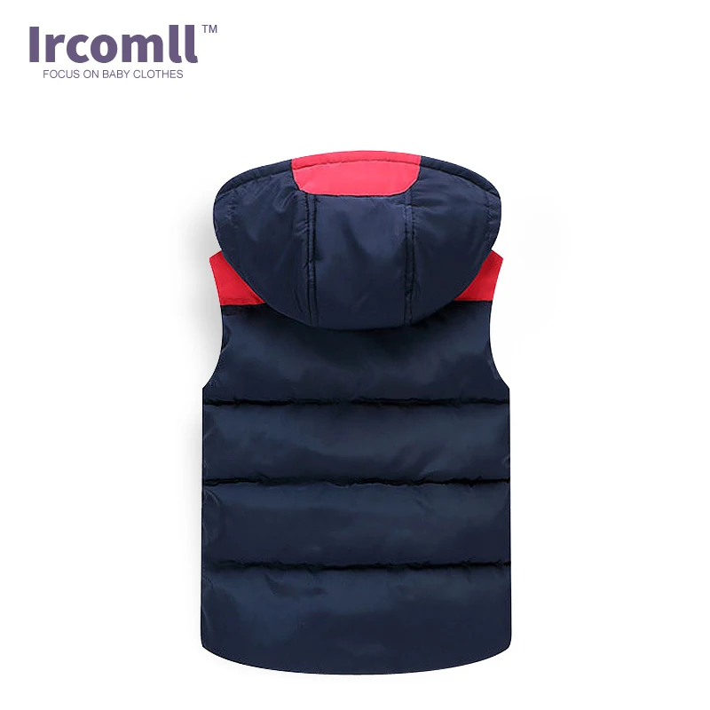 2024 Winter Kids Waistcoats Children Vest Warm Hooded Coat Infant sleeveless Jacket Cotton Kid Clothe Boy Girl Outwear