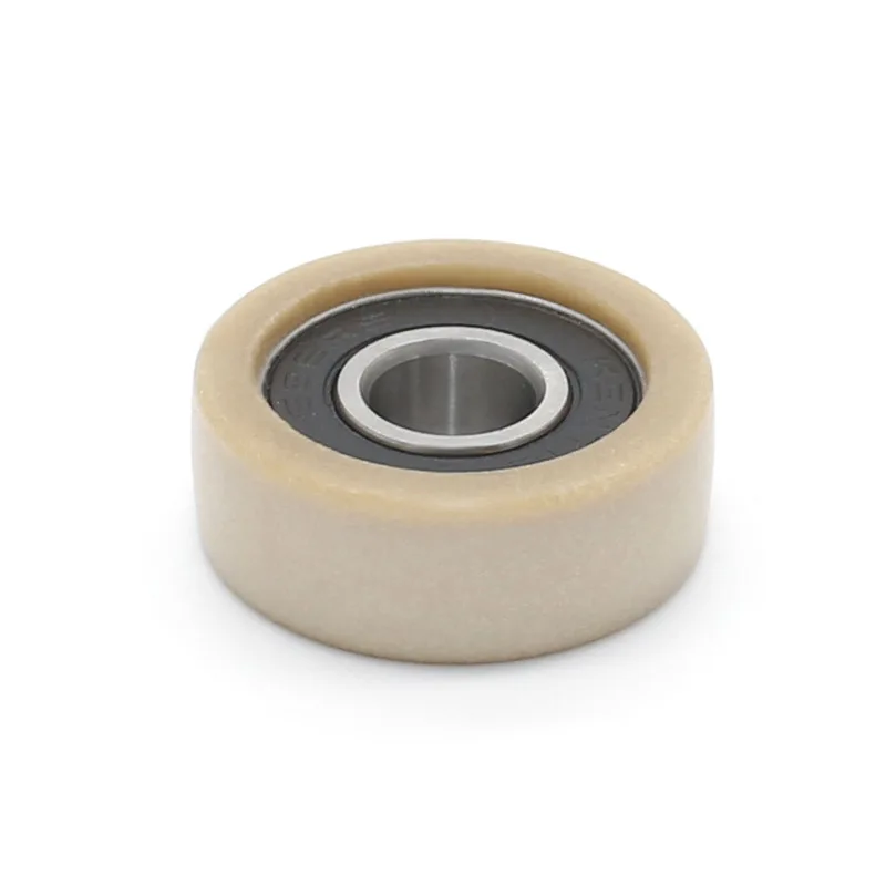 Rubber bearing 696RS special engineering plastic wear-resistant flat arc pulley