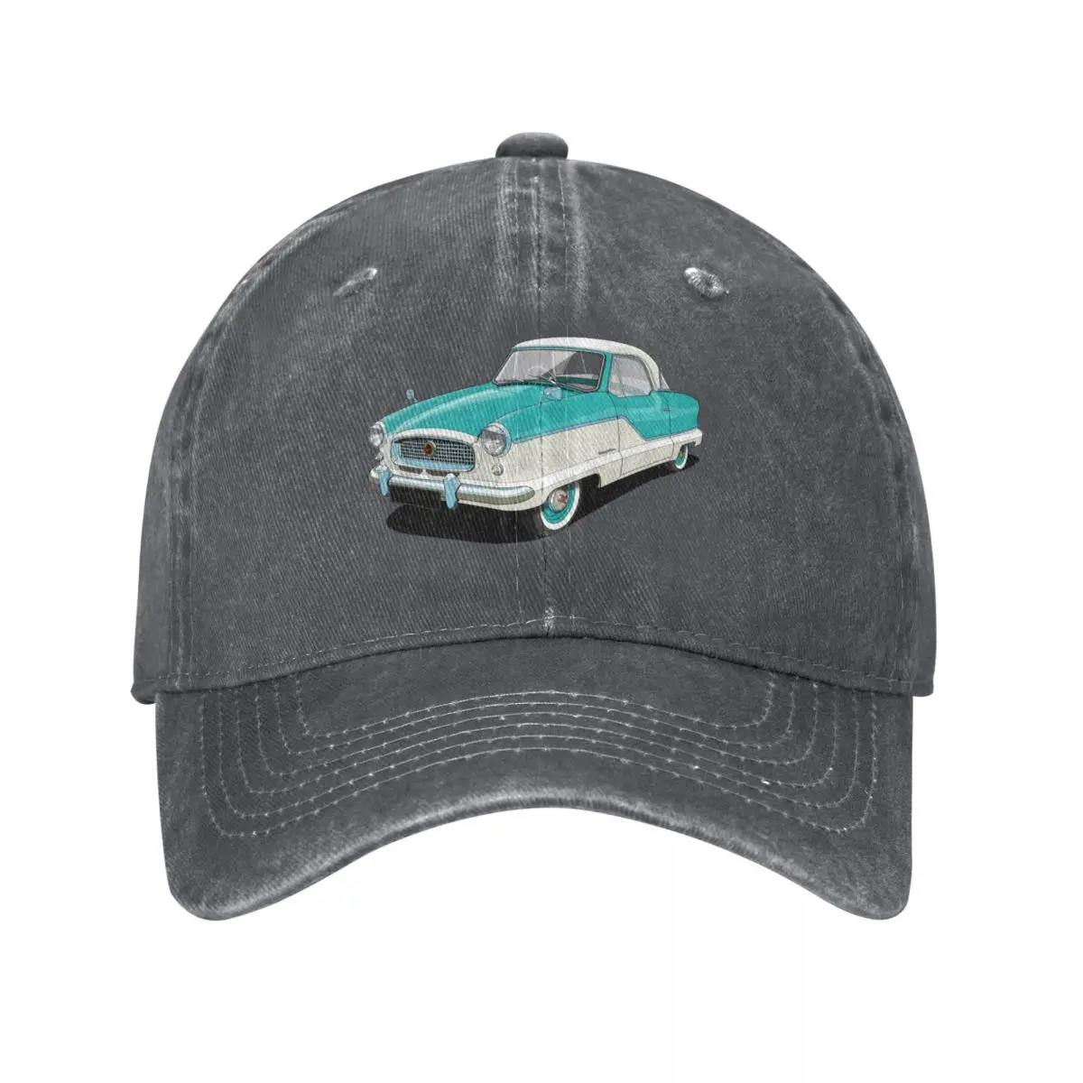 Austin Metropolitan in two tone turquoise and white Baseball Cap Golf Hat foam party Hat fishing hat Baseball For Men Women's