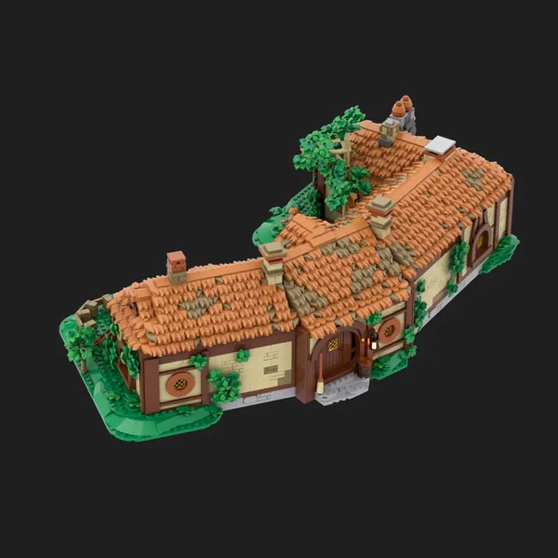 Nieuwe Moc Bouwstenen Ring Film Scène Model Shire Uitgebreide Serie Modulaire Bouwstenen kinderen Festival Gift Speelgoed DIYSet