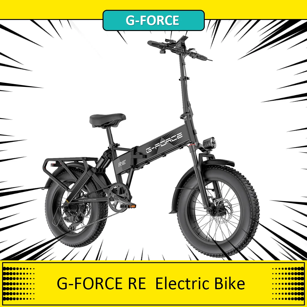 G-FORCE RE Electric Bike, 250W Motor, 48V 15.6AH/20AH Battery, 20*4