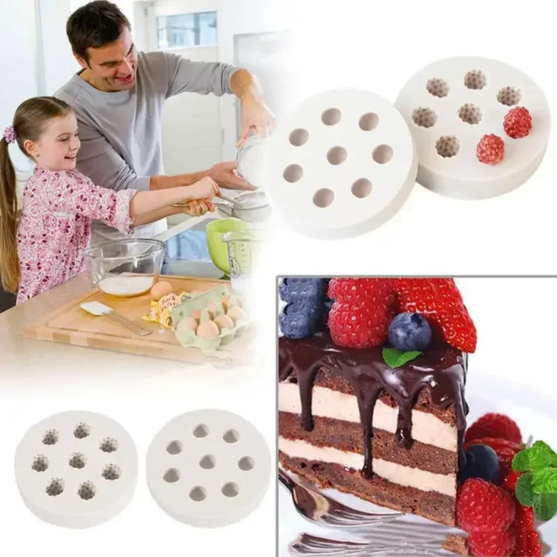 HOT SALE Multi-style Blueberry Liquid Silicone Mold DIY Fondant Cake Dessert Pastry Decoration Kitchen Baking Accessories Tools