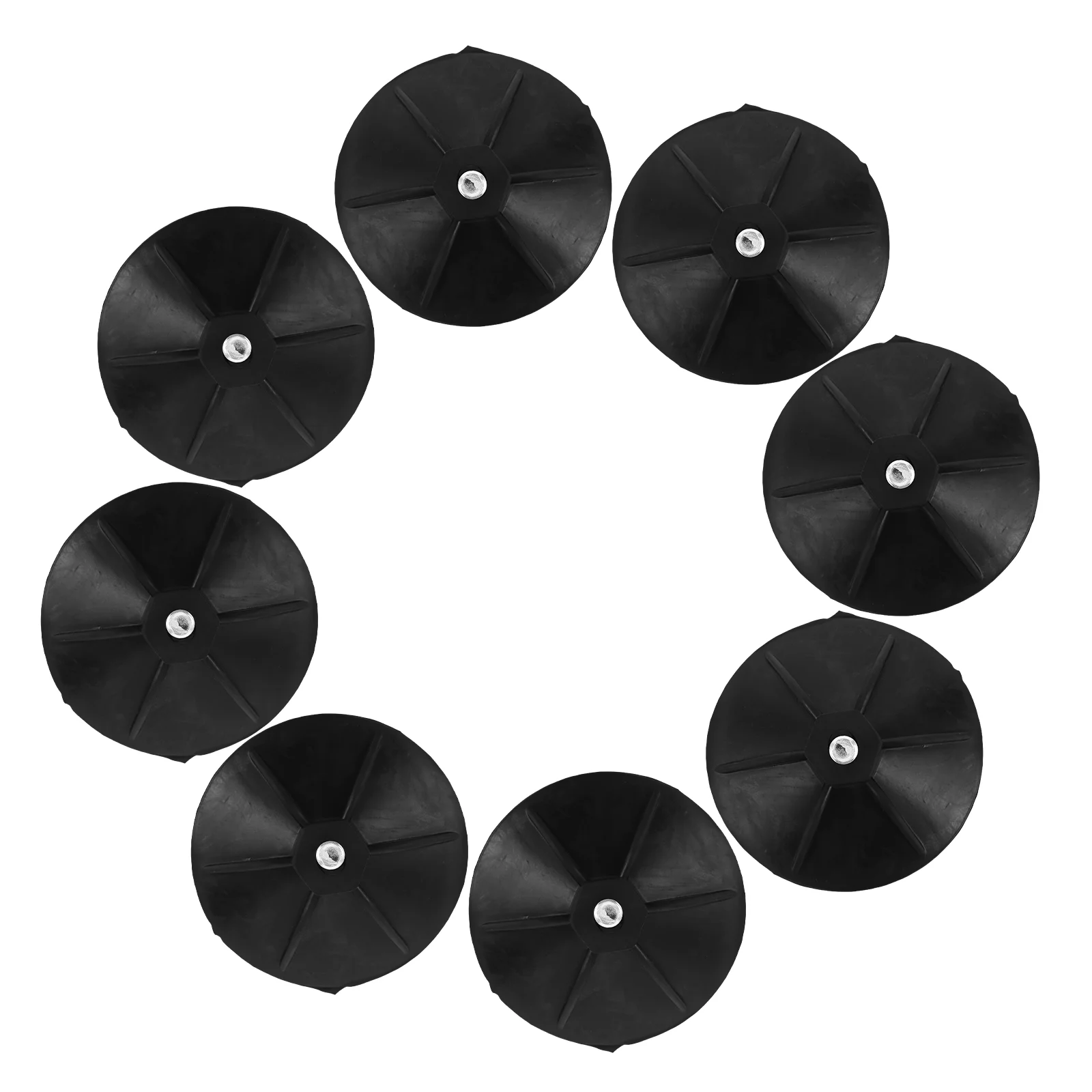 8pcs Boxing Bag Suction Cup Base For Heavy Bag Stand With M8 Threaded Screw Ideal For Home Fitness And Gym Equipment Punching Ba