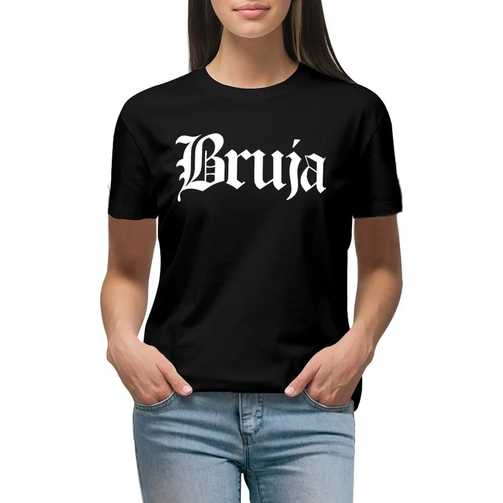 Bruja, Bruja Shirt, Bruja T-Shirt, Mexican, Latina, Brujeria T-shirt oversized Aesthetic clothing tops Women