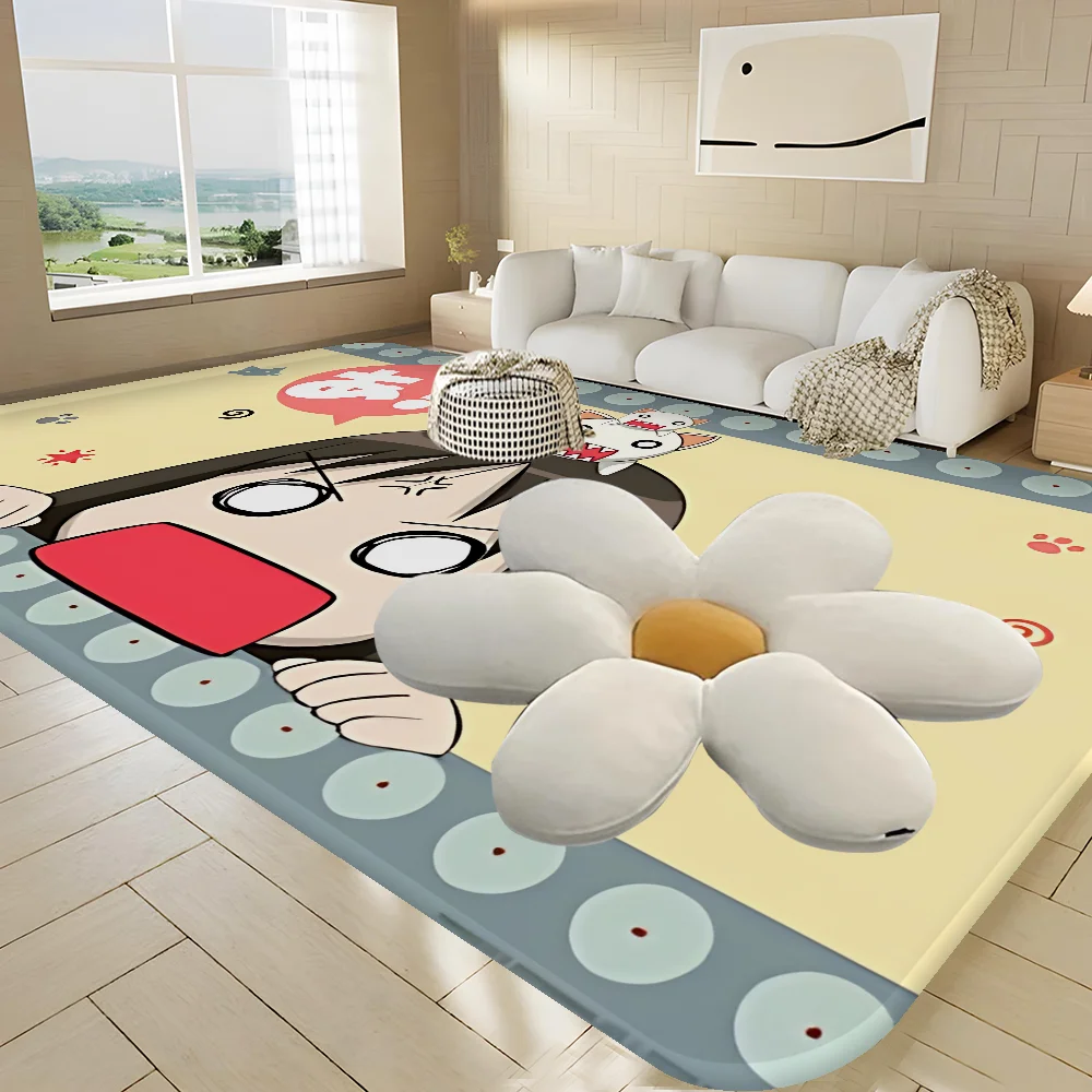 Azumanga Daioh Osaka Ayumu Bathroom Mat INS Style Soft Bedroom Floor House Laundry Room Mat Anti-skid Welcome Doormat