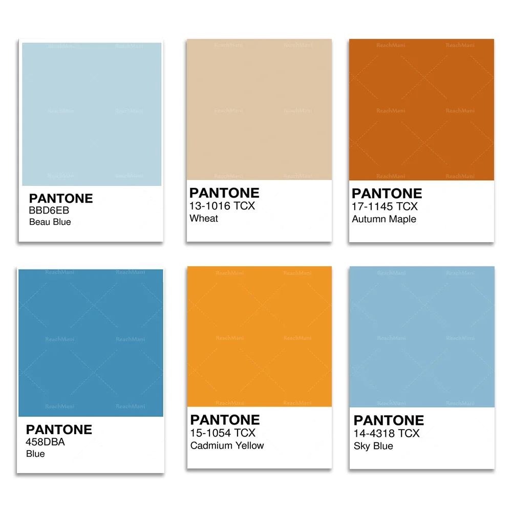 

Pastel Pantone Colours Prints Wall Art Canvas Painting Gallery Modern Nordic Art Aesthetic Posters For Living Room Home Decor