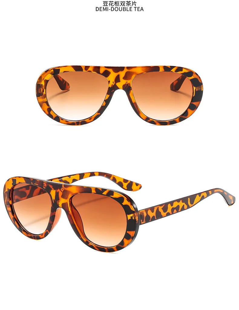 Mode Übergroßen Hip Hop Sonnenbrille Männer Frauen Shades Marke Designer Gläser Trend Männlich Punk Brillen Weibliche UV400 – Detail 9