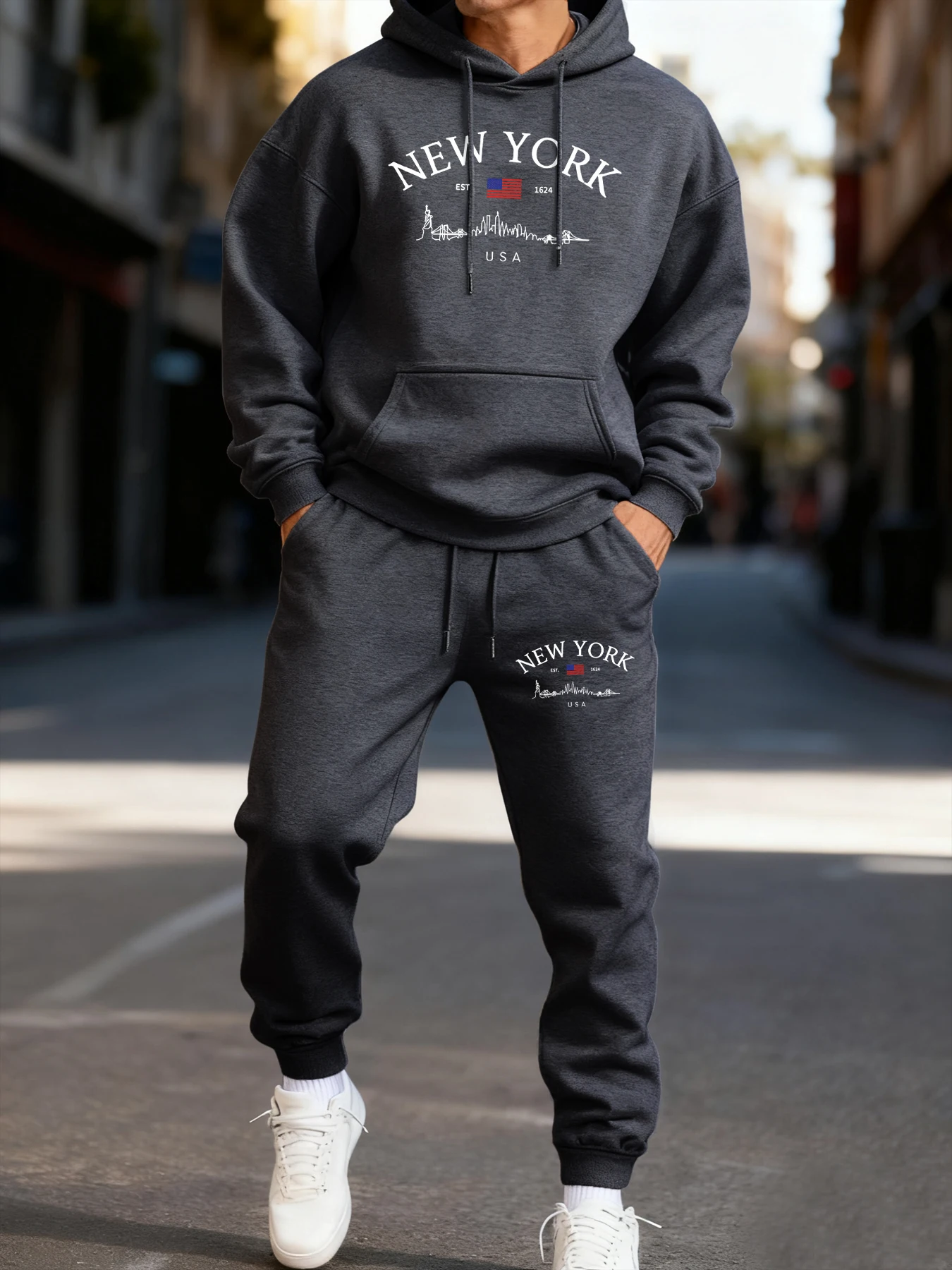 Conjunto de Moletom Masculino  - Winter Clothing New York avaliação e preço