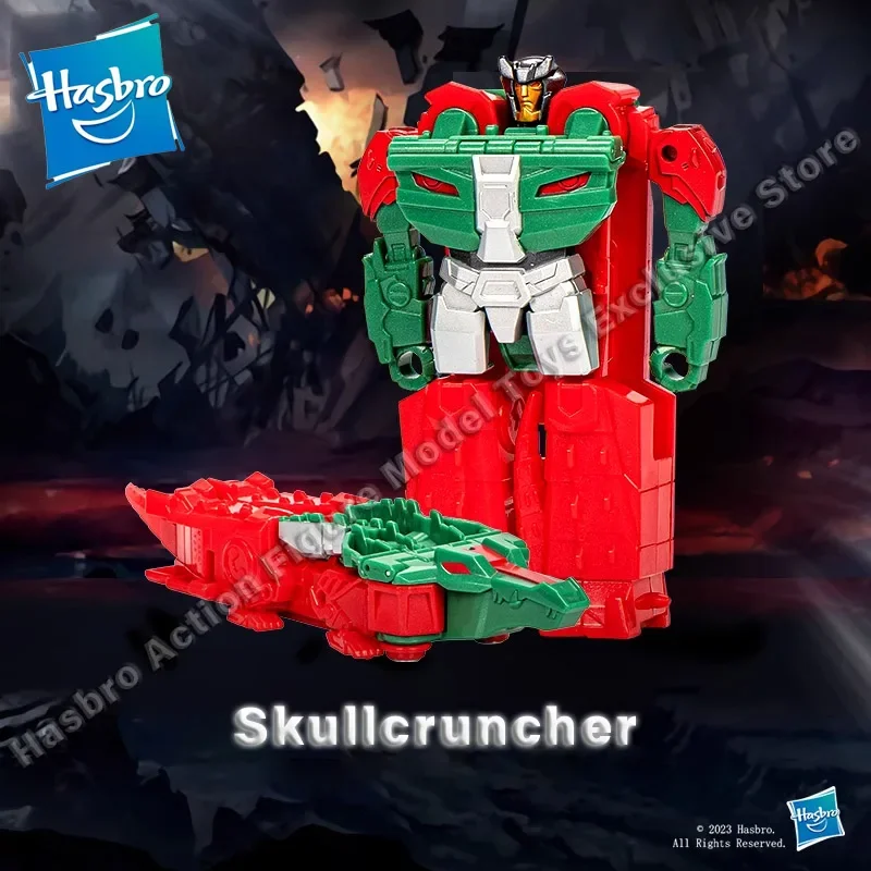 

In Stock Hasbro Transformers: Earthspark Skullcruncher Action Figures Model Toys Collectible Transformable Robot Model Gift