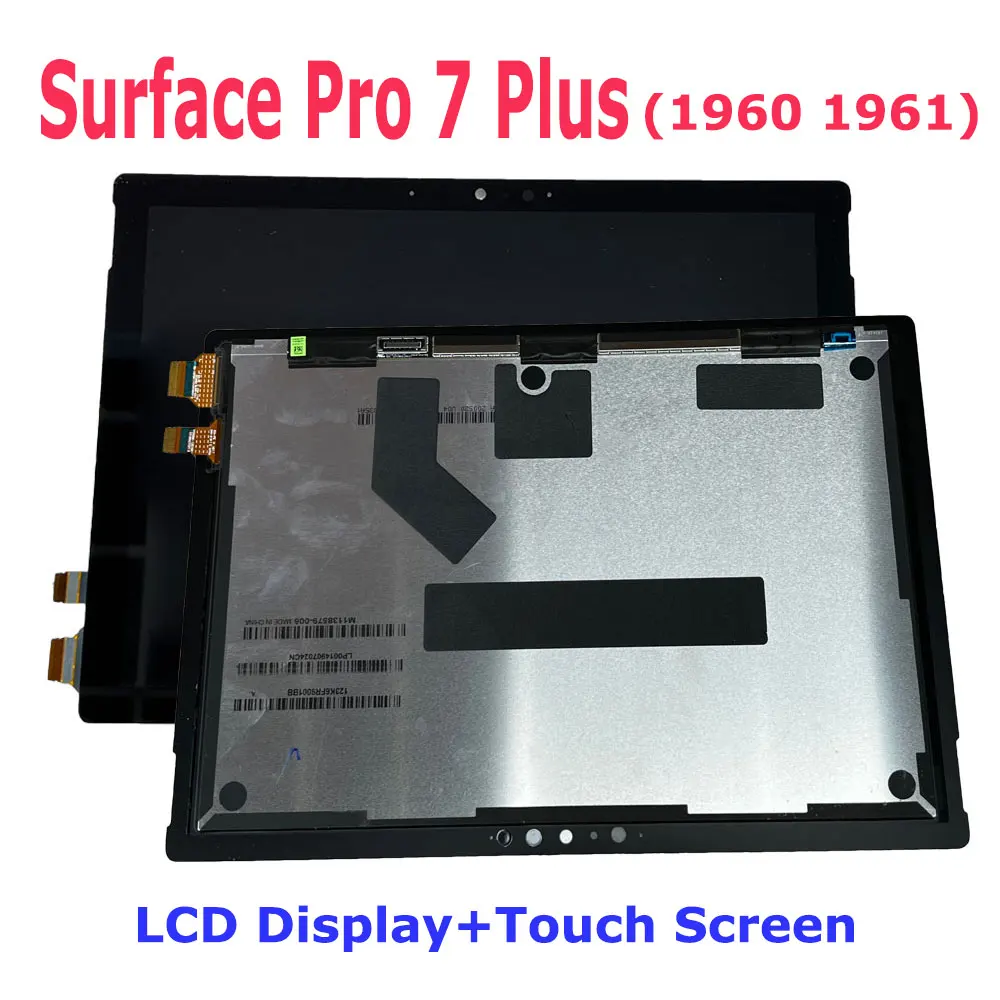 Imagem -02 - Original para Microsoft Surface Pro 1866 Superfície Pro Plus 1960 1961 Pro Mais Display Lcd de Toque Digitador da Tela Montagem 12.3