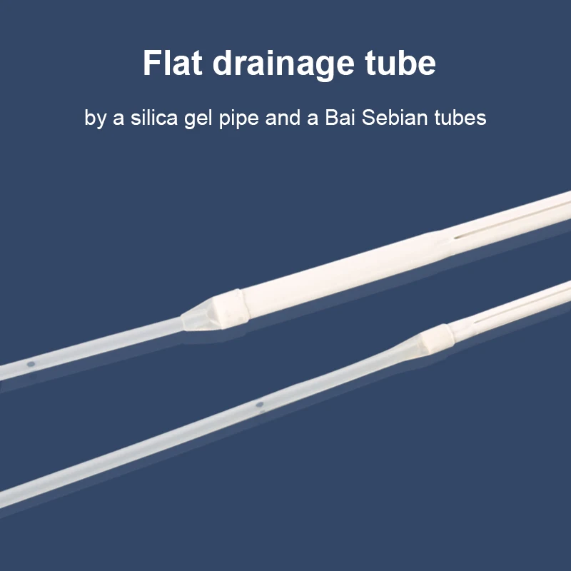 Veterinary  Animal 100% Medical Silicone Flat Fluted Drains