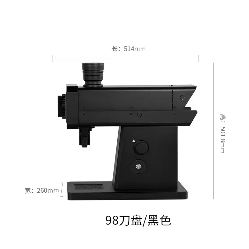 98mm Flat Burr Electric Coffee Grinder for Espresso Machine, Professional Bean Grinder with Adjustable SettingsGoods in stock