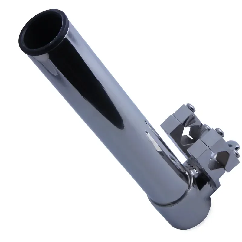 حامل قضيب صيد القارب، 316 من الفولاذ المقاوم للصدأ، مشبك، جراب قضيب اليخوت البحري، أداة صيد السمك، جودة عالية، 1 بوصة