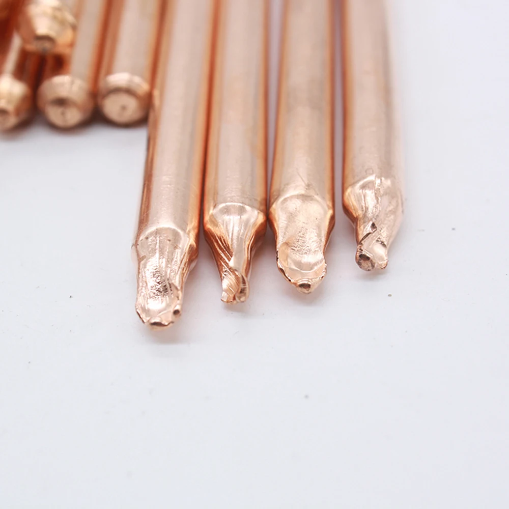 Pure Copper Tube Tubing Heat Tube OD10mm Copper Tube Cooling Rod Sintered Heat Transfer Tube Mold Cooling Rod 105mm-260mm Length