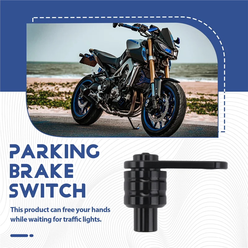

QB-For NMAX 155 ADV150 PCX150 Parking Brake Switch Motorcycle Brake Lever Lock To Prevent Falls
