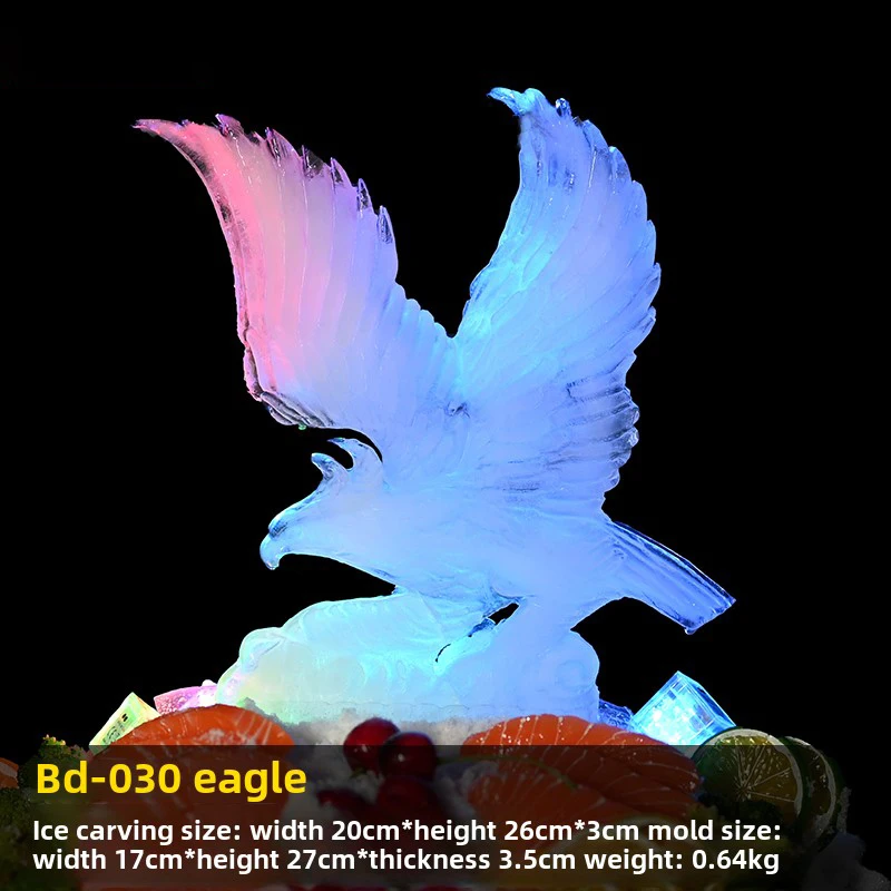 

Eagle Shaped Ice Sculpture Silicone Mold, Used For Decorating Food Trays, Ice Bowls, Seafood, And Ice Sculpture Tools