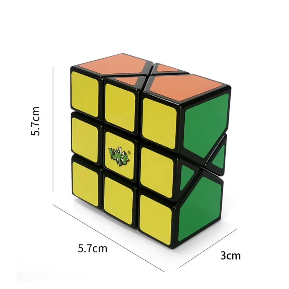 LanLan-rompecabezas de Cubo mágico, juguete educativo antiestrés, velocidad profesional, 1x3x3