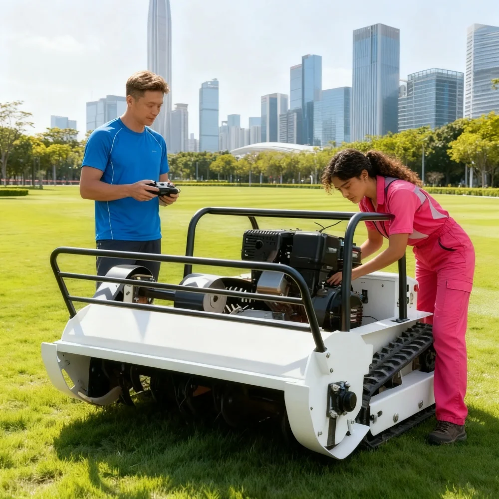 Customizable Easy to Operate Automatic Construction Lawn Mower Zero Turn Slope CE Certified Free Shipping Commercial Grade