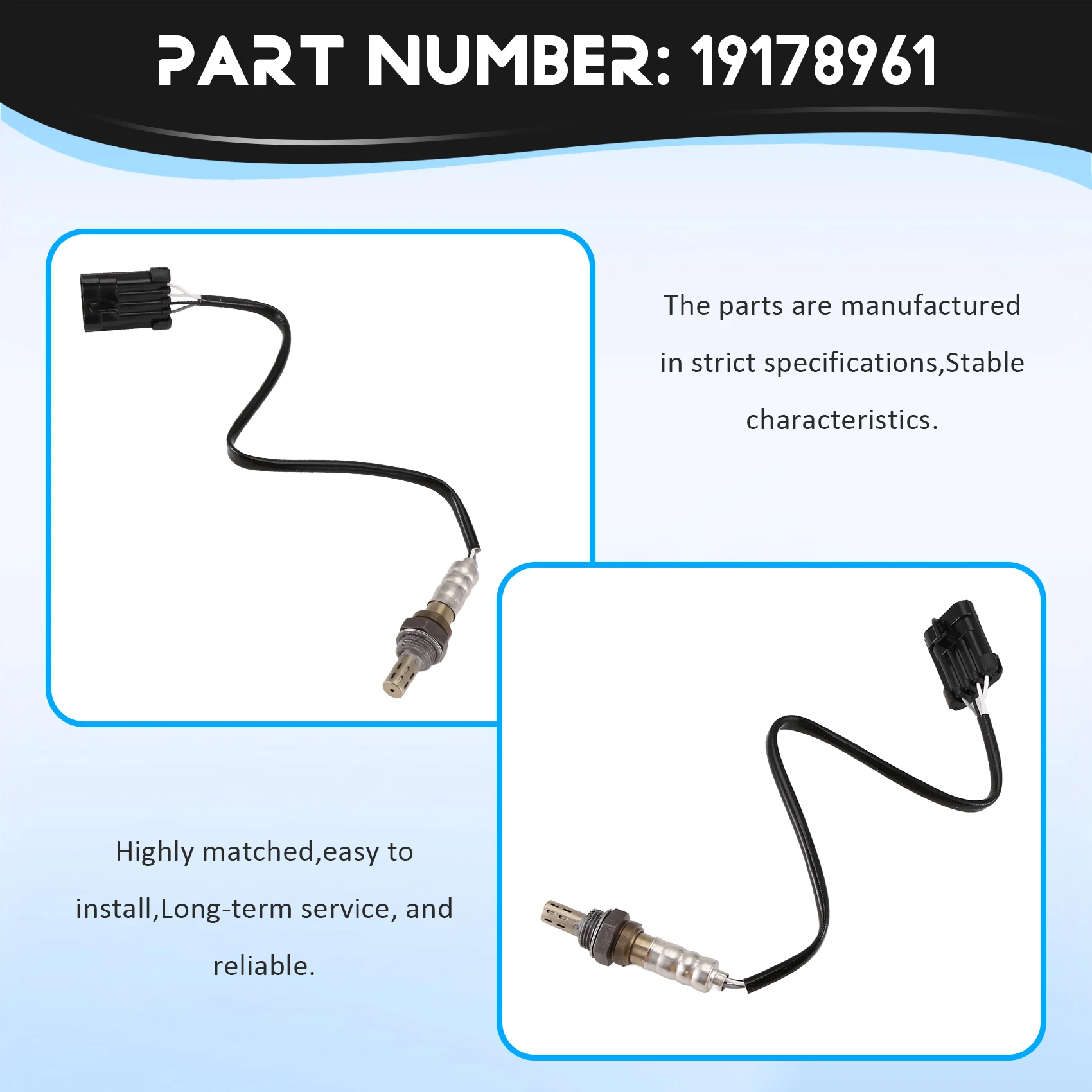 Oxygen Sensor 19178961 For Isuzu Trooper Rodeo Sport Axiom Honda Passport 2001 Pontiac GTO 2004-2006-A91R