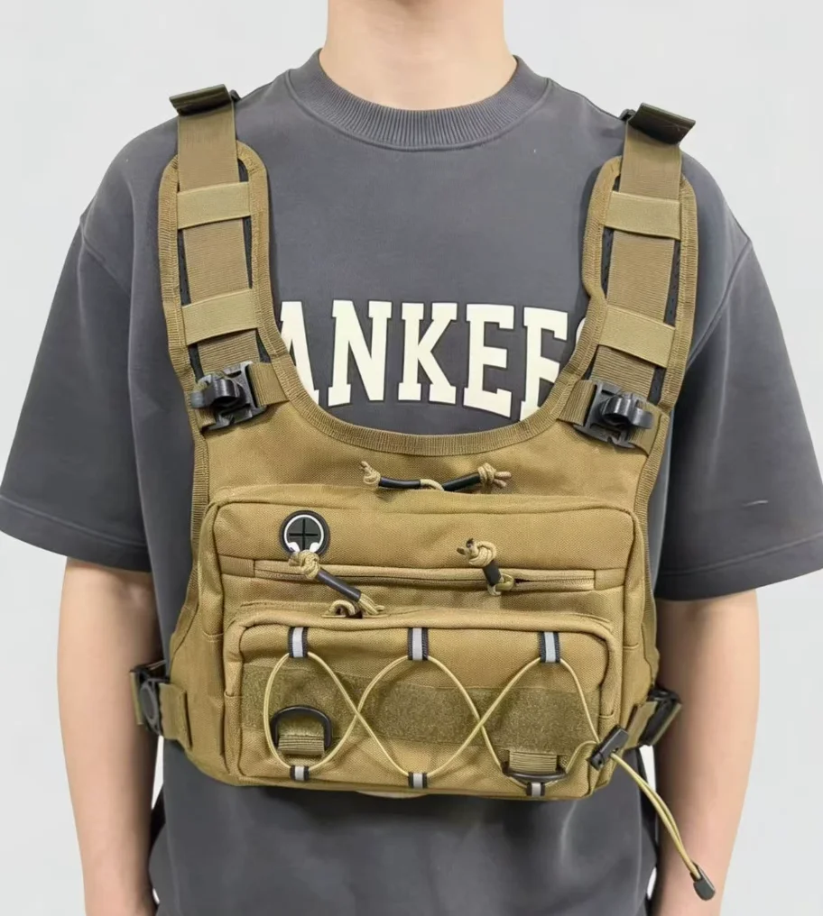 Bolsa Cruzada para Hombre, Impermeable, Táctica, para Senderismo, Viajes, Campismo