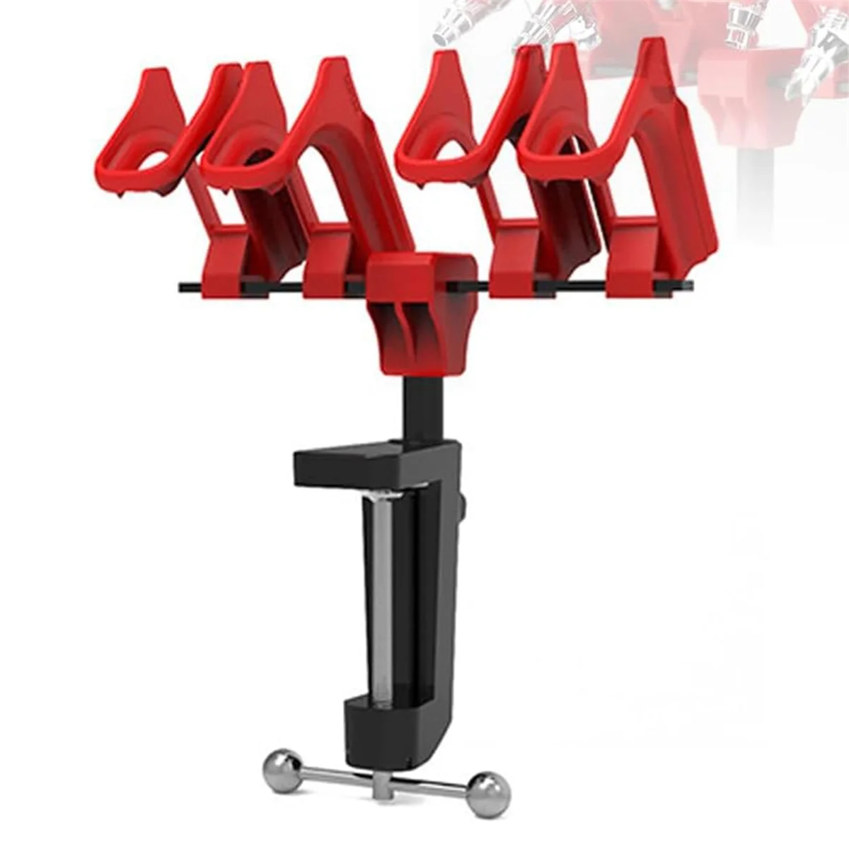 A002 Quick-Release Airbrush Stand Quick Pull Spraying Pen Holder 30mm Adjustable Rotation for Effortlessly Convenient Use