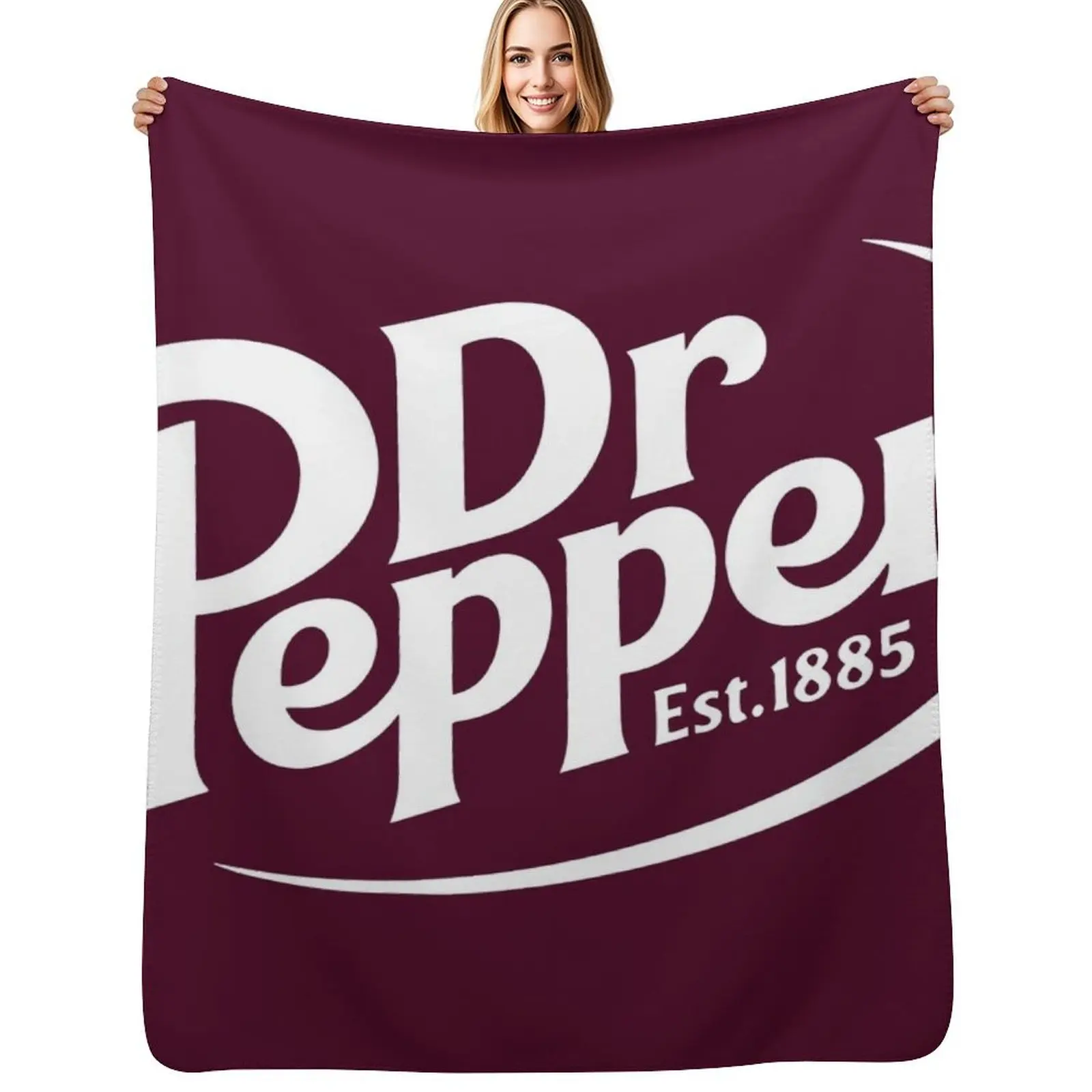 

Dr Pepper Soda Throw Blanket Blankets Sofas Of Decoration Tourist Luxury Thicken Heavy Blanket
