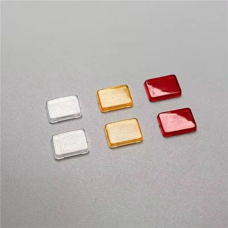 Cubierta de luz trasera de plástico para modelo RC 1/14, 3 láminas de luz de colores para Tamiya 1/14, tanque de combustible, remolque, plataforma plana, semirremolque, refrigerado
