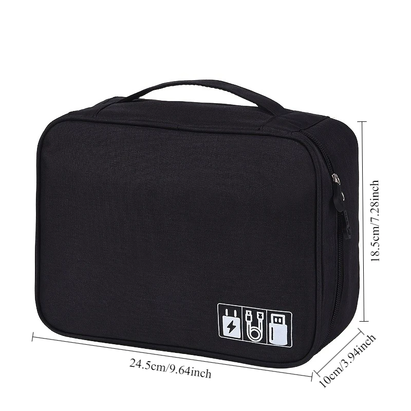 1/2/3/5pcs Multi-layer Travel Digital Accessory Storage Bag, Power Bank, Earphone, Camera, Data Cable Storage Box