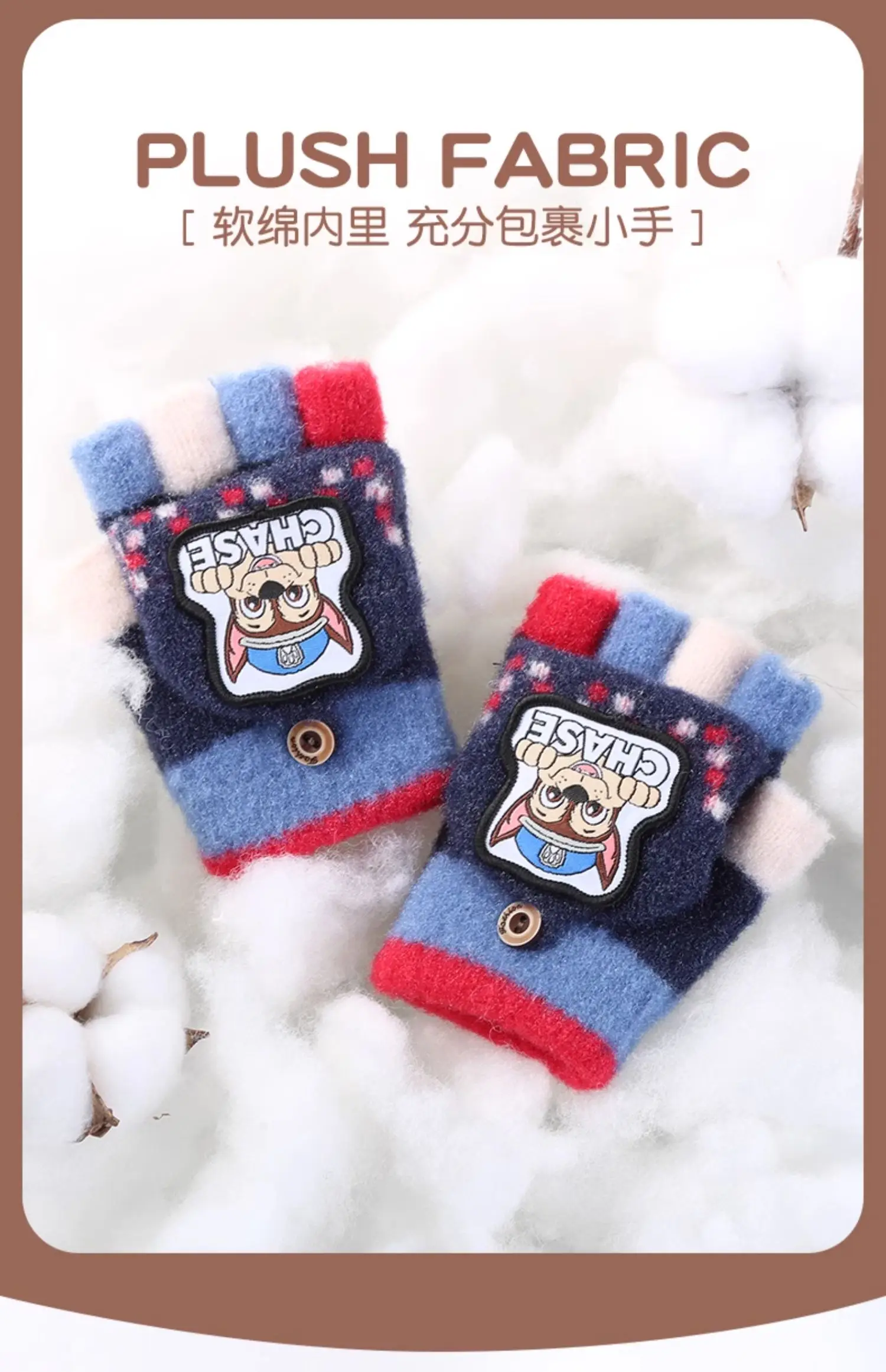Echte Paw Patrol Winter KINDER Handschuh Chase Marshall Skye Everest Rubble Zuma Rocky Ryder Kinder Fäustlinge Weihnachtsgeschenk 2-6T – Detail 11