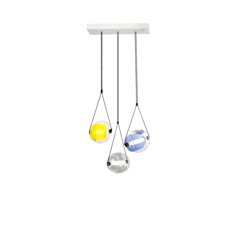 Build Your Home LED Glass Bubble Dimmable Chandelier Lighting Hanging Lamps Suspension Luminaire Lampen For Dinning Room