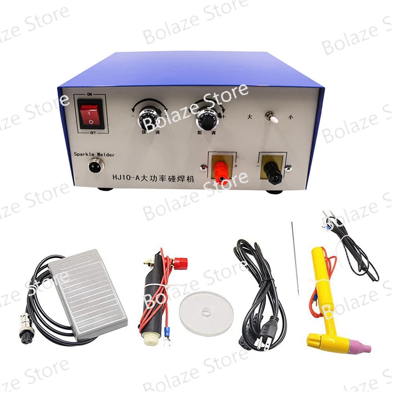 100A Spot Welding Machine Jewelry Handheld Small Laser Welder High Power Jewelry Coil Bracelet Interface Soldering Tool