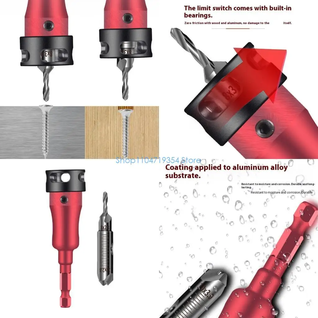 0xld-ferramentas-escareador-material-multiplo-com-cabeca-conversivel-45-graus-e-brocas-diametro-8-mm-10