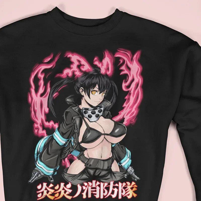 

Толстовка Tamaki Shinra убенимару Fire Force Kawai, аниме рубашка для девочек