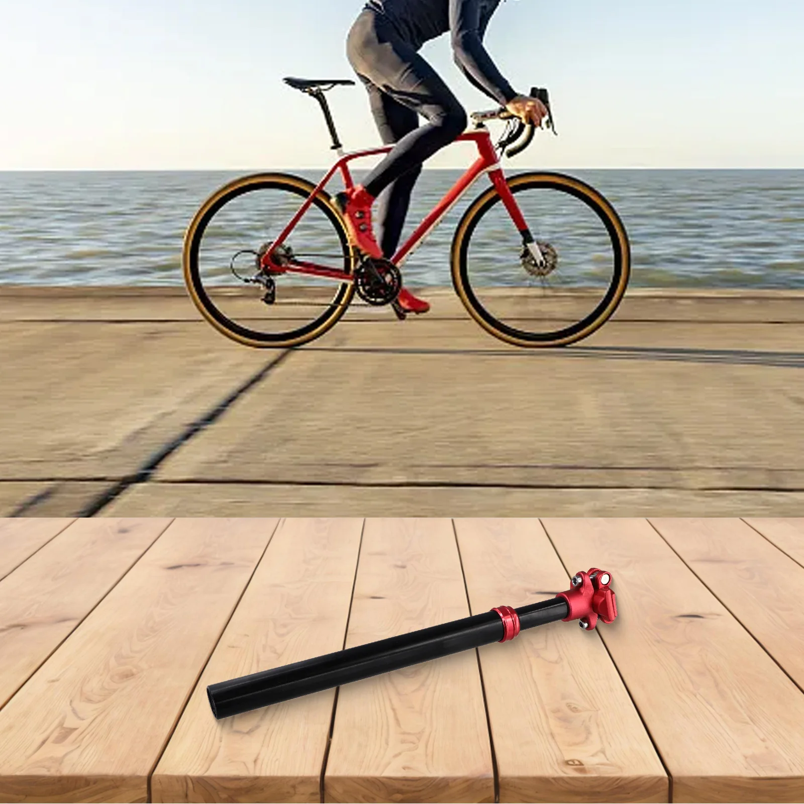 Customizable Bike Saddle Suspension Tube for Enhanced Comfort on Road Bikes Fits Multiple Sizes Including 27 2 31 6mm
