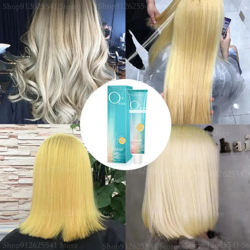 

100ml Professional Bleaching Agent Hair Decolorizing Brighten Hair Color Long Lasting Not Hurt Hair Fading Care Cream for Adult