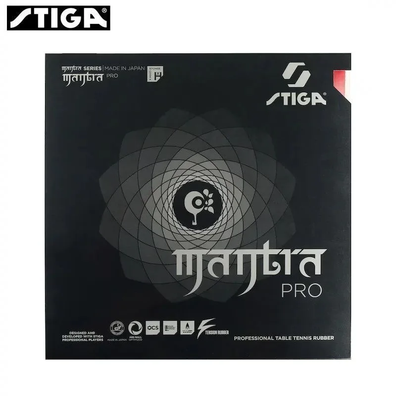 STIGA MANTRA PRO M / H XH Tischtennis-Gummi-Pips-In Offensive Made in Japan Original STIGA Ping-Pong-Schwamm – Detail 7
