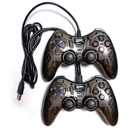 USB Wired Dual Vibration Gaming Controller Joystick For PC Computer Windows XP 7 8 10 PS3 Gamepad