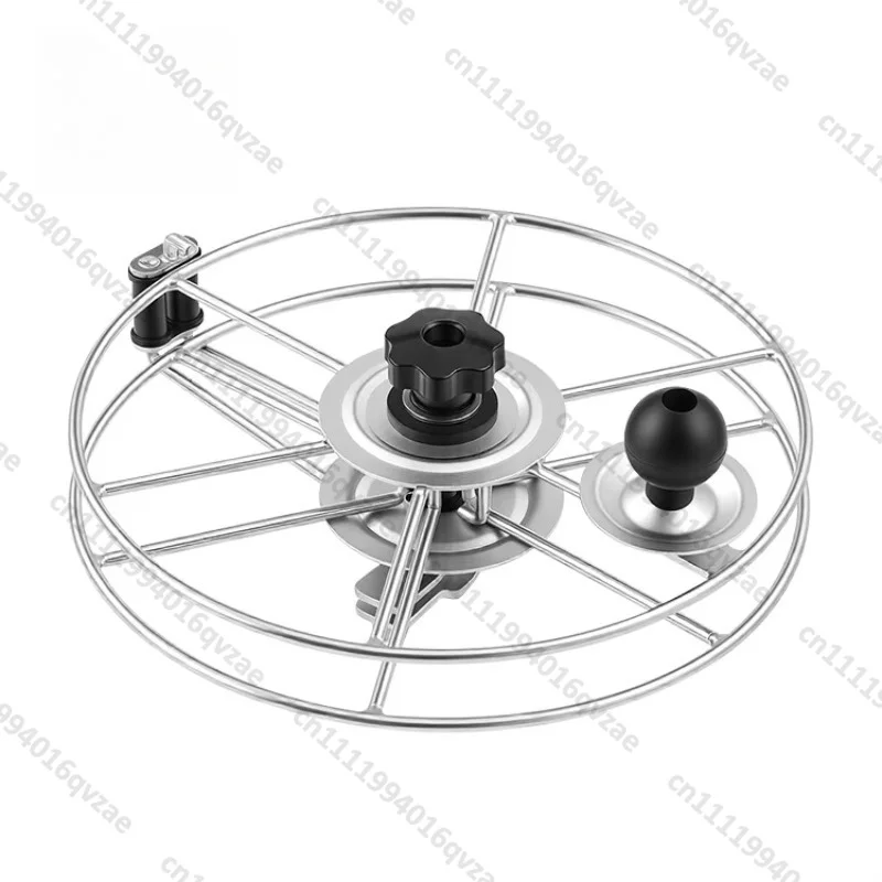 304 Stainless Steel Boat Anchor Line Reel Durable Marine Rope Winding Tool