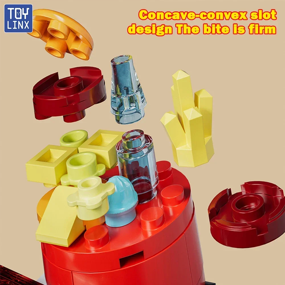 

Реалистичный конструктор «Мини-город: Уличные здания»: Набор для сборки магазинов из кирпичиков, развивающий мышление, подарок на день рождения, праздничный подарок, товары для вечеринок