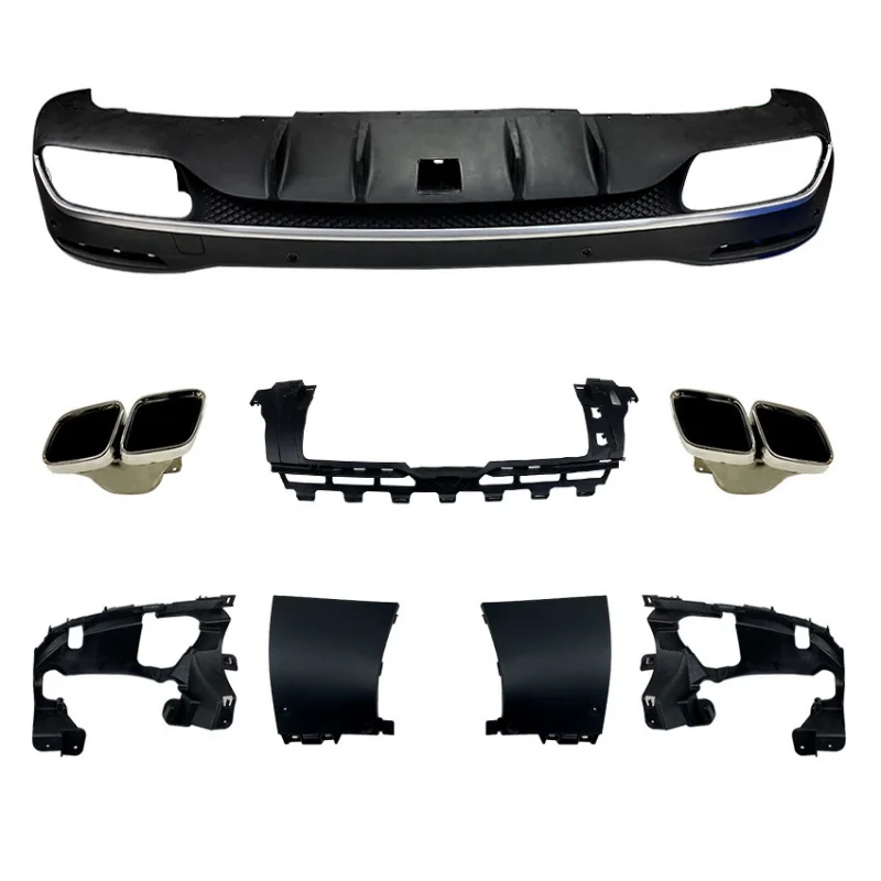 

SAARSuitable for Mercedes-Benz GLE2020 GLE63 GLS V167 X167 AMG Rear Lip Tail Throat Modification Surround