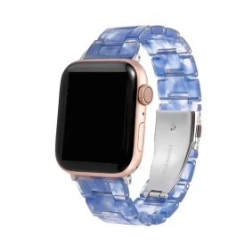 Hars Horlogeband voor apple watch 6 5 4 band 42mm 38mm transparante correa riem voor iwatch 6 serie 5 4 3/2 armband 44mm 40mm