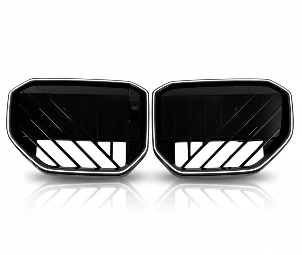 Double Line Gloss Black Kidney Grill Fit for BMW X3 G48 25+ Car Exterior Styling Accessories