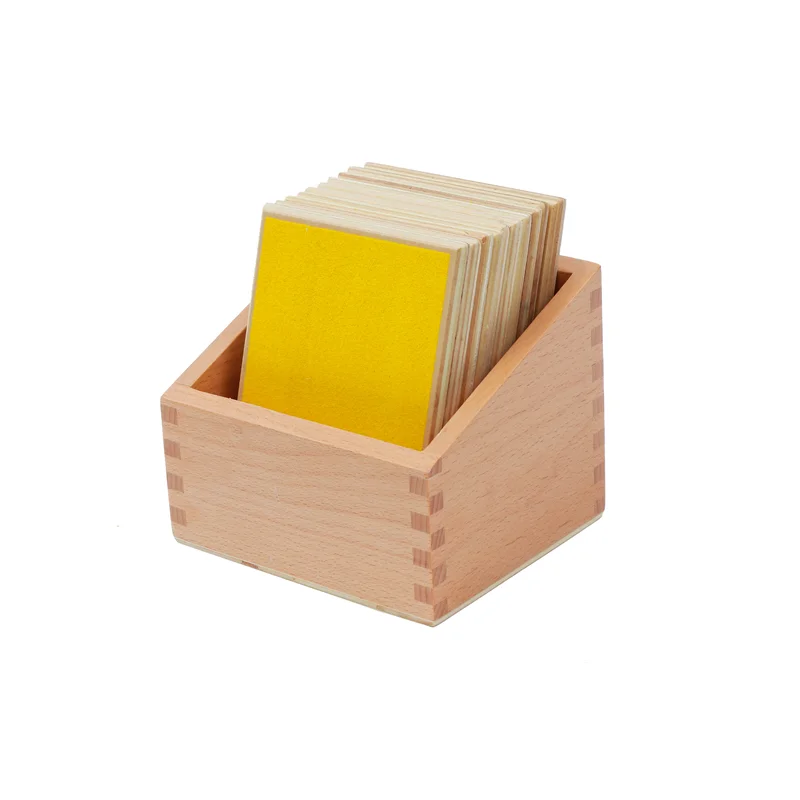Montessori Touch Board Tactile Tablets Sandpaper Sensory Pads Kids Educational Toys Matching Game for Children Learning Toys