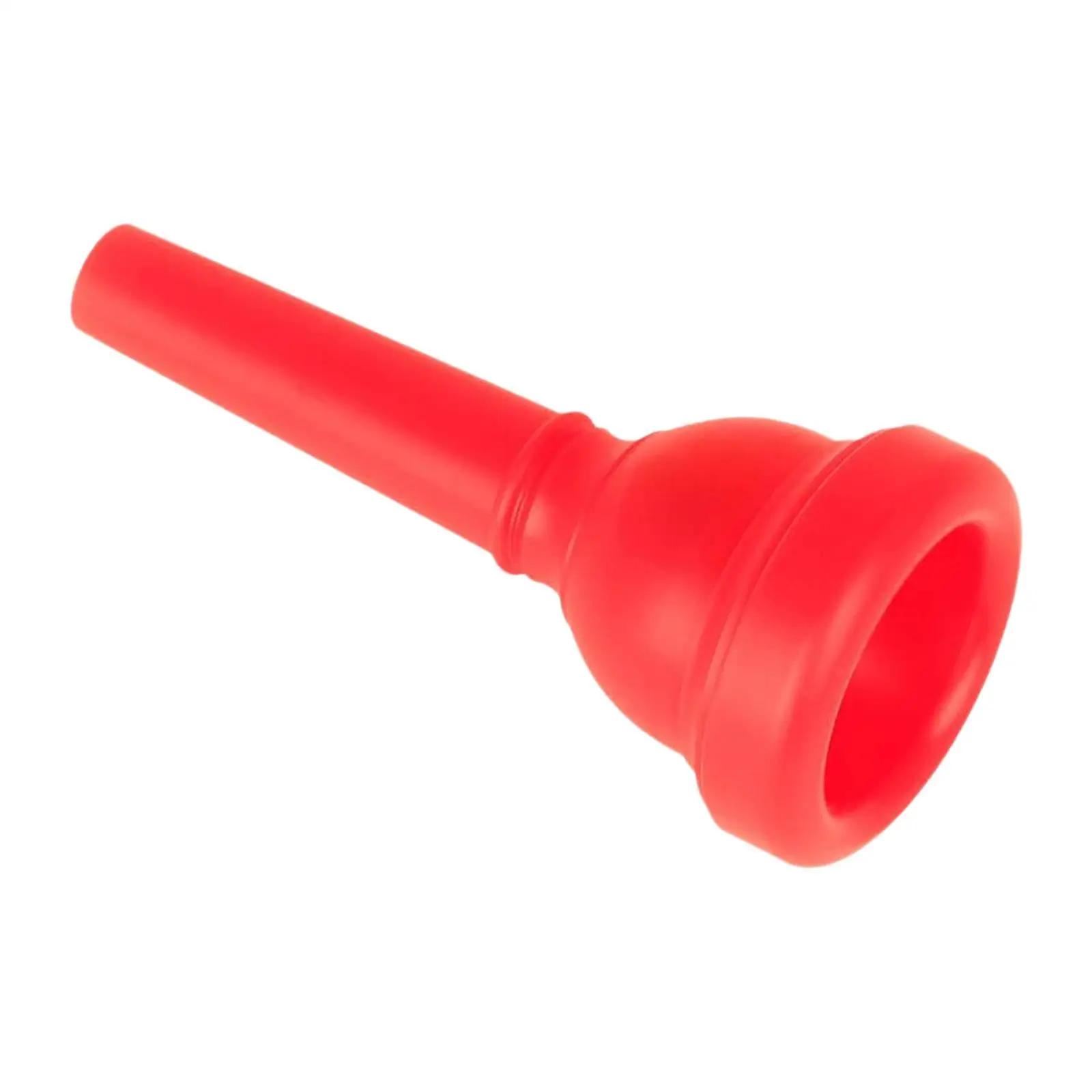 Professional Trombone Mouthpiece Durable ABS Plastic Instrument Part Enhance Sound for Student Practice