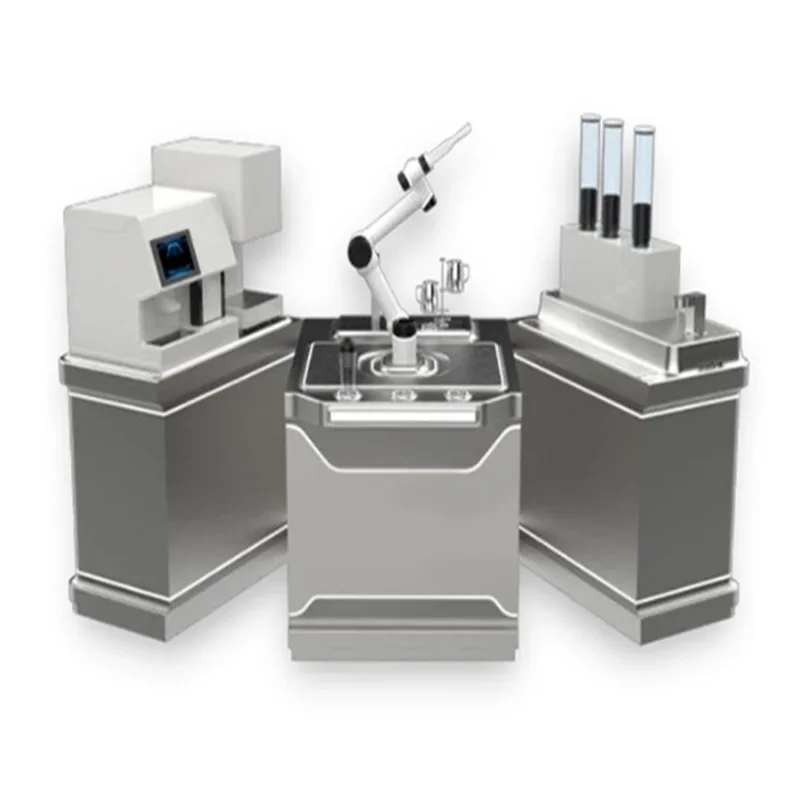 

#Coffee Robot Bar Freshly Ground Coffee Drinks Automatic Intelligent Machine Coffee Collaboration Robot