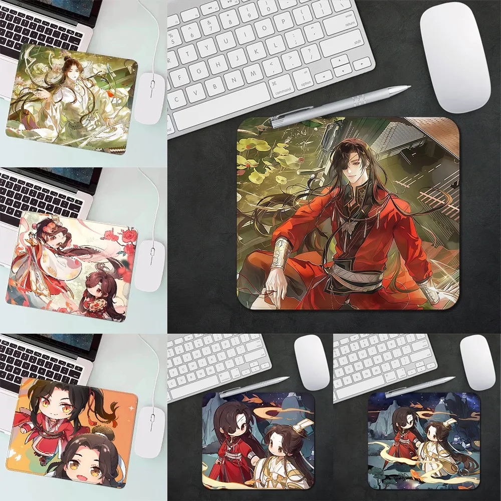 Anime TGCF H-Hualians HD Printing Computer Gamers Locking Edge Non-slip Mouse Pad 25x30CM