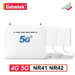 Lintratek 5G 4G wzmacniacz sygnału NR41 NR42 NR78 TDD 3500 2500MHz Repeater komórkowy 900 1800 2100 Panel wzmacniający sieć antena