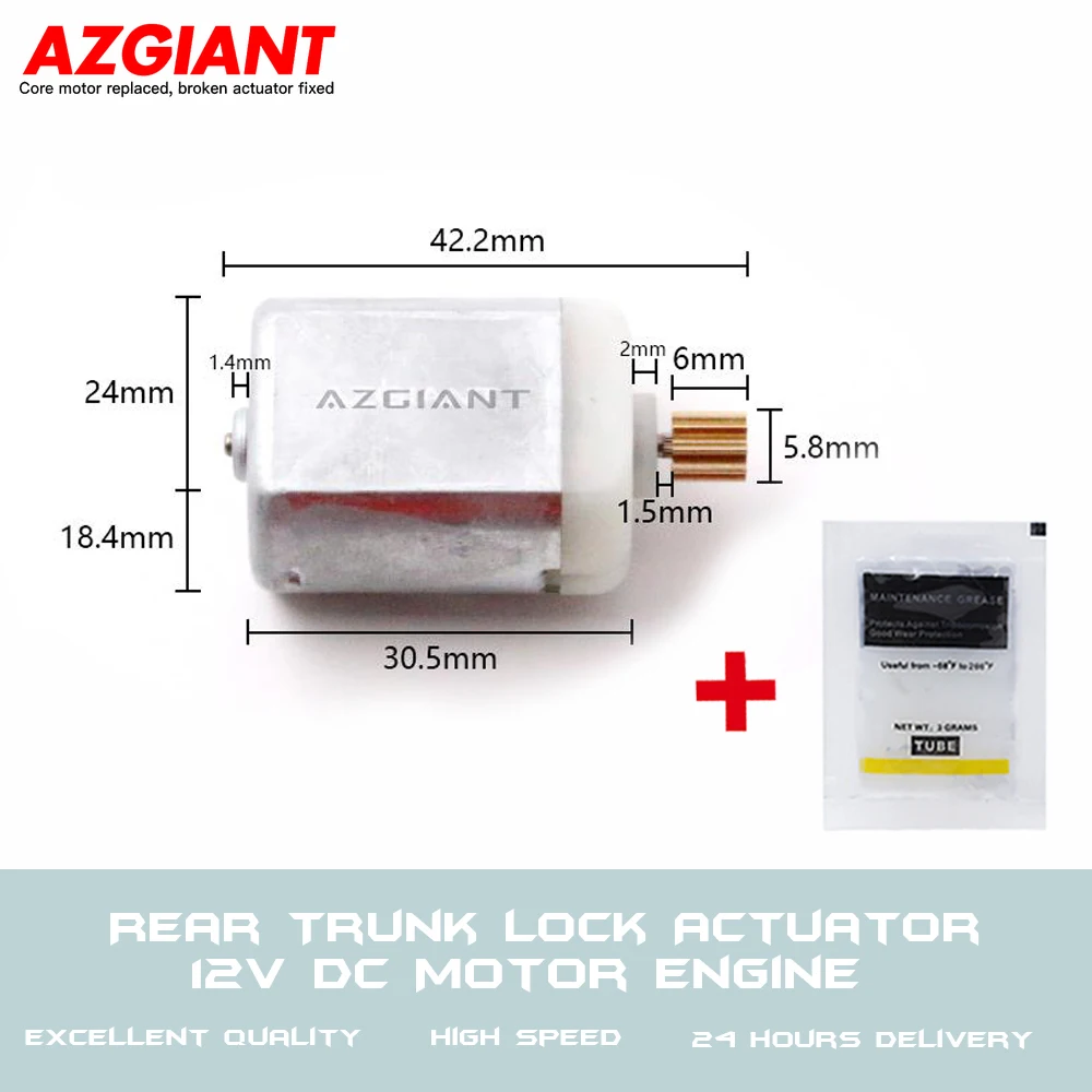 AZGIANT For 2004-2013 Volvo XC90 Lock Actuator for Central Locking System Rear Trunk 12V DC Motor Engine